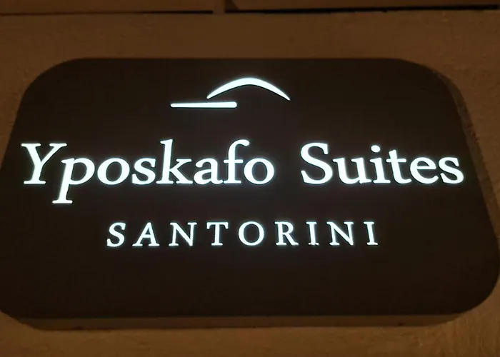 Yposkafo - Private - Santorini Semesterbostad *